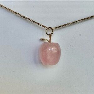 Amano Studio quartz pink apple necklace pendant